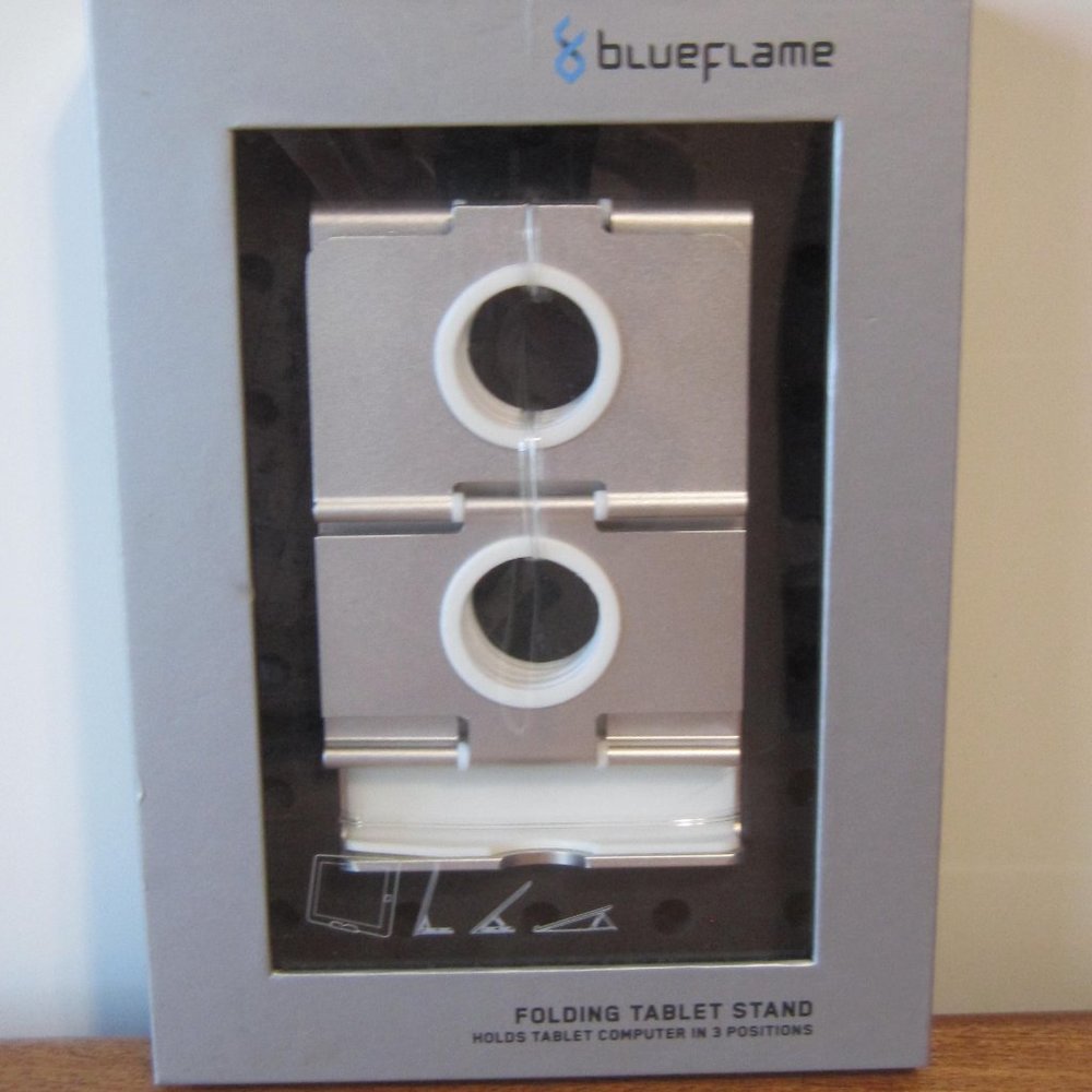 NIB sturdy compact cell phone/tablet/computer stand-home, office, school travel